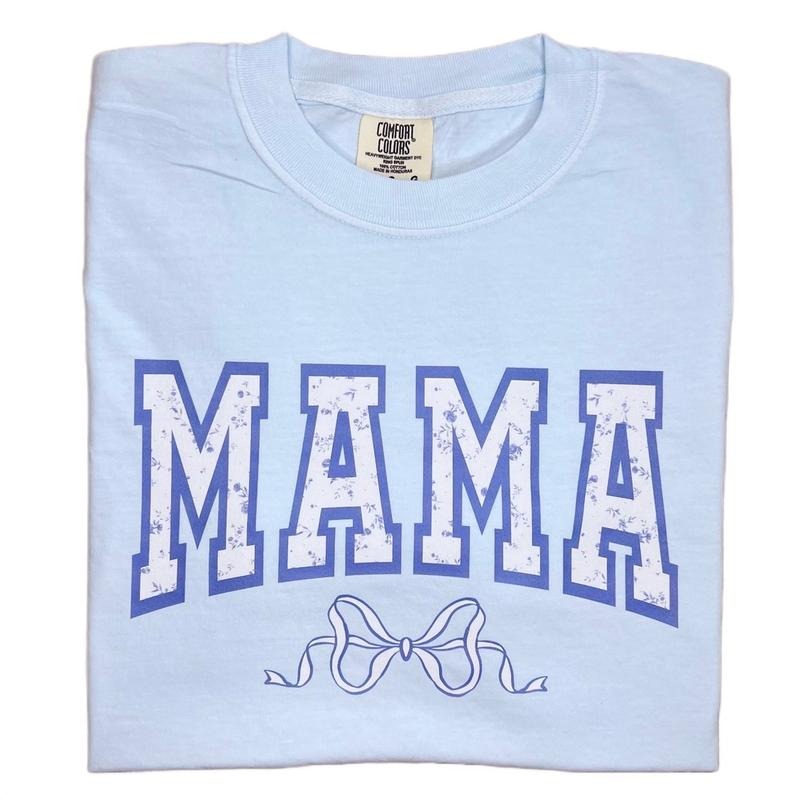 Mama Bow Tee, Coquette Mama Bow T-Shirt, Mama Shirt Hoodie, Sweatshirt | HypeCrazeTee.com