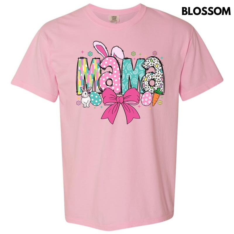 Mama Easter Coquette Comfort Colors T-Shirt 'NLB' Hoodie, Sweatshirt | HypeCrazeTee.com