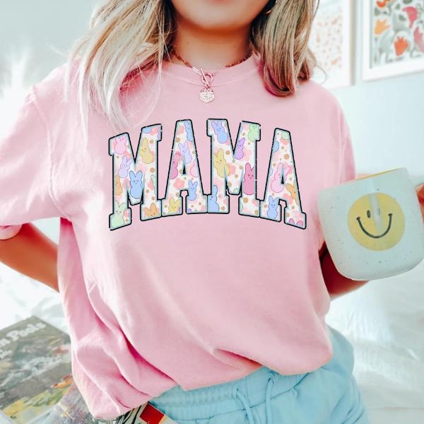Mama Easter Shirt, Easter Shirt for Mom Easter Bunny Tshirt, Spring Mama Shirt, Mom Gift Hoodie, Sweatshirt
