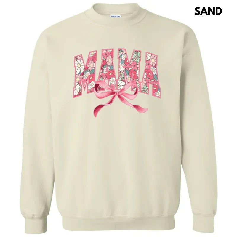 Mama Floral Coquette Sweatshirt T-Shirts, Hoodie | HypeCrazeTee.com