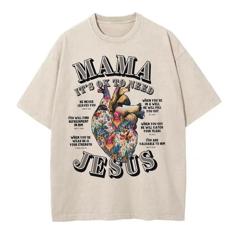 Mama It Is Ok To Need Jesus Christian T-Shirt Hoodie, Sweatshirt | HypeCrazeTee.com