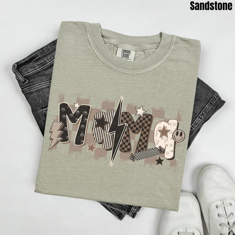 Mama Smiles & Lightning Comfort Colors T-Shirt 'NLB' Hoodie, Sweatshirt | HypeCrazeTee.com