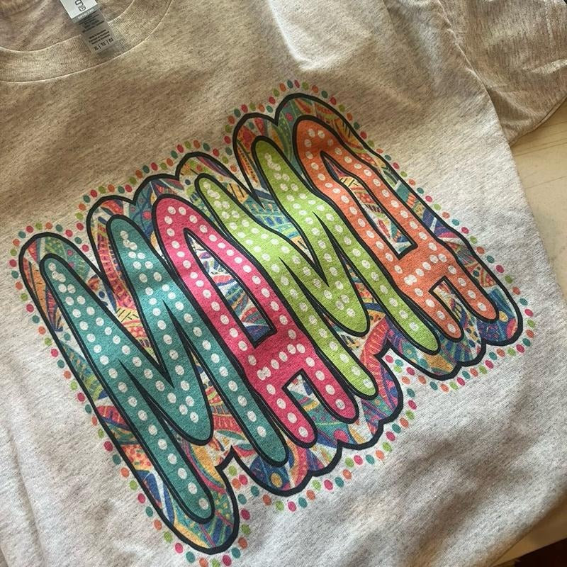 Mama Summer Mutlicolor Ash Grey Bleached Gildan T-Shirts, Hoodie, Sweatshirt