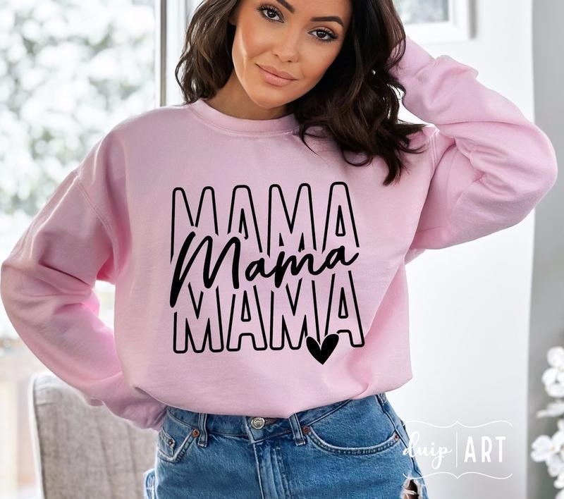 Mama Sweatshirt and T shirt Casual Fabric Hoodie | HypeCrazeTee.com