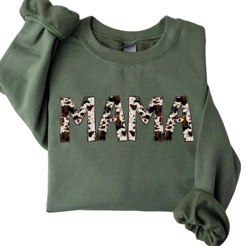 Mama Buffalo Plaid Mama Cow Pattern Mama Western Mama Mom Be Mom T-Shirts, Hoodie, Sweatshirt