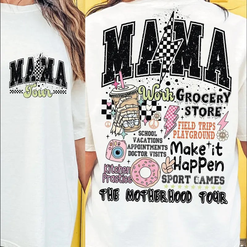 Mama Tour Shirt, Mother's day gift, Gift for mama Hoodie, Sweatshirt | HypeCrazeTee.com