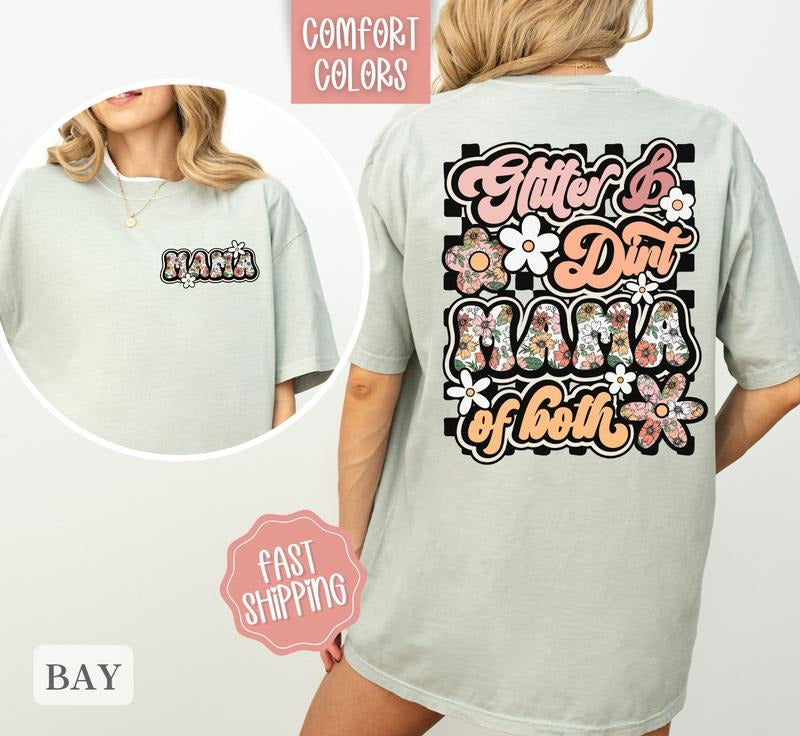Mama of both shirt Hoodie, Sweatshirt | HypeCrazeTee.com