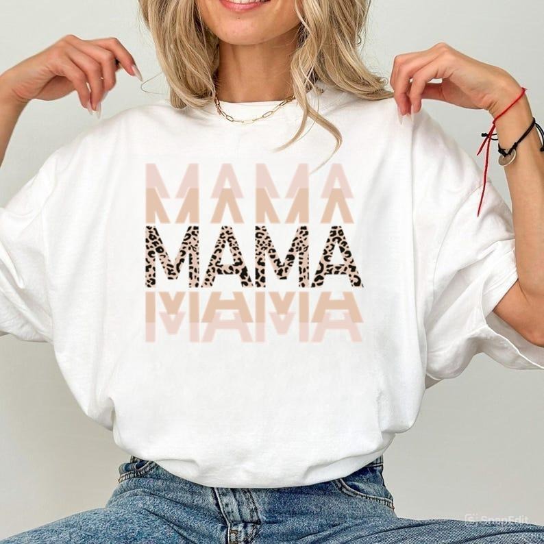 Mama shirt leopard print, Mama tee, Trendy mama shirt Hoodie, Sweatshirt | HypeCrazeTee.com