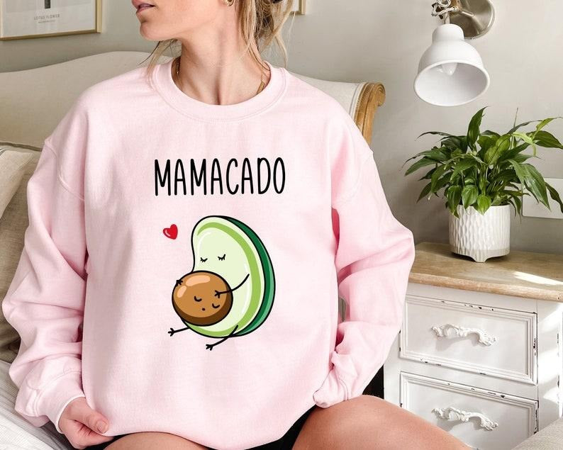 Mamacado Baby Announcement Shirt New Mom Pregnancy Reveal Shirt Maternity Shirts Baby Shower T-Shirts, Hoodie, Sweatshirt