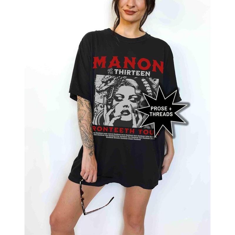 Manon Blackbeak Shirt The Thirteen Throne Of Glass Merch Sarah J Maas SJM Merch Sarah J Maas Merch Bookstagram Shirt...