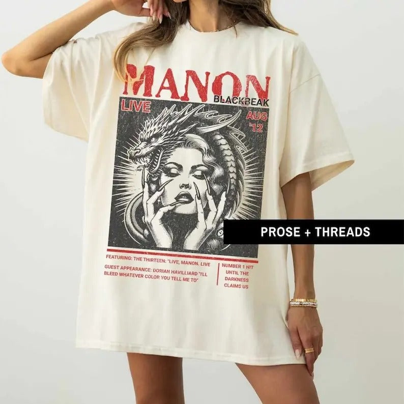 Manon Blackbeak We Are Thirteen T-shirt Throne Of Glass Merch Sarah J Maas SJM Merch Sarah J Maas Merch Manon Shirt...