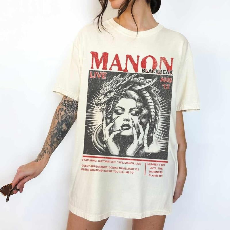 Manon Blackbeak We Are Thirteen Throne Of Glass Merch Sarah J Maas SJM Merch Sarah J Maas Merch Manon Shirt Bookstagram...