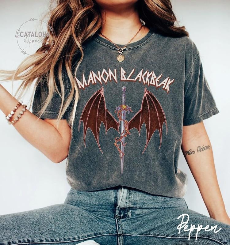 Manon Blackbeak vintage, TOG Manon Blackbeak, Throne of Glass Shirt, Sarah J Maas Merch, Rowan Whitethorn, Crescent City,...
