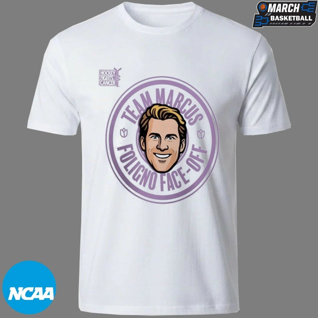 Marcus Foligno Foligno Face-Off Hockey Fights Cancer T-Shirts