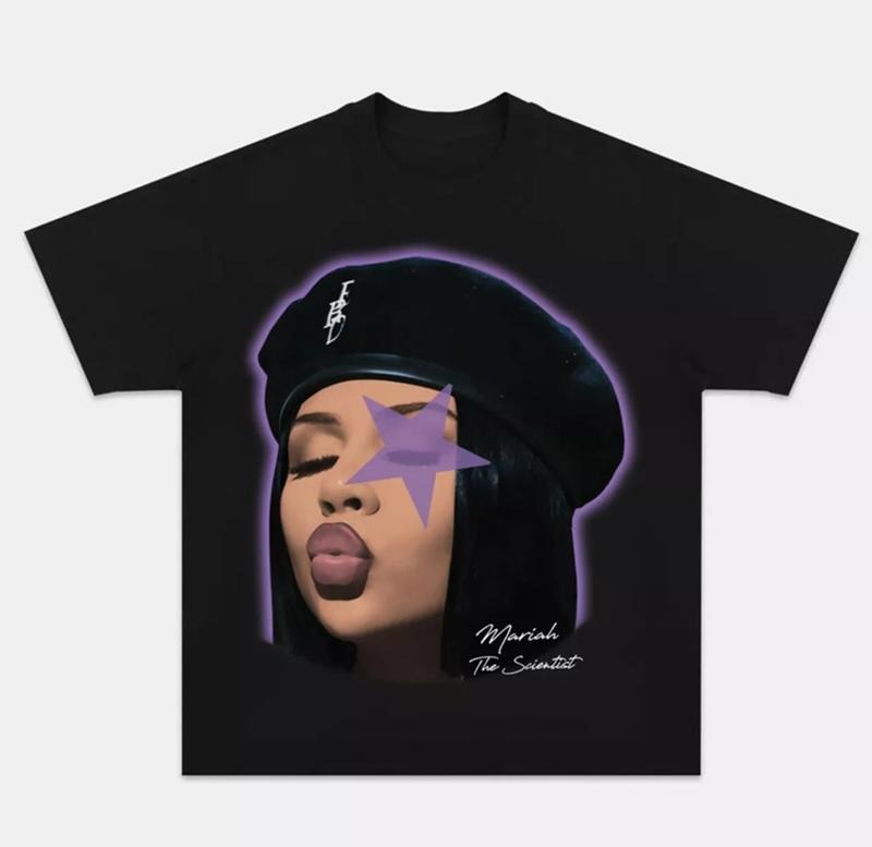 Mariah the Scientist Purple Star Graphic T Shirt Hoodie, Sweatshirt | HypeCrazeTee.com