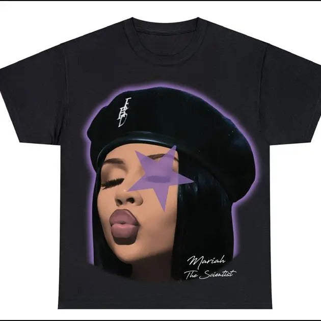 Mariahhh Scient Purple Star T-shirt Classic Cotton Hoodie, Sweatshirt | HypeCrazeTee.com