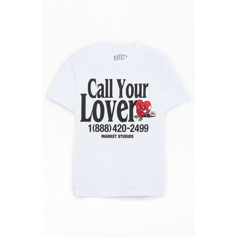 Market Men's Call Your Lover T-Shirt - Multicolor Hoodie, Sweatshirt | HypeCrazeTee.com