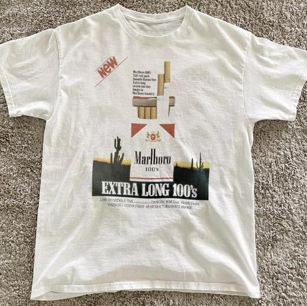 Marlboro extra long 100s tshirt