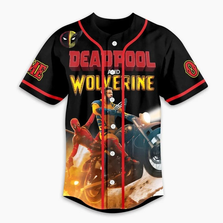 Marvel Deadpool And Wolverine Baseball Jersey - Padres Jersey Oasis: Elevate Your Baseball Style Game