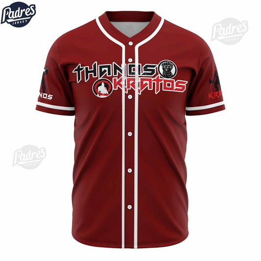 Marvel Kratos And Thanos Baseball Jersey - Padres Jersey Oasis: Elevate Your Baseball Style Game