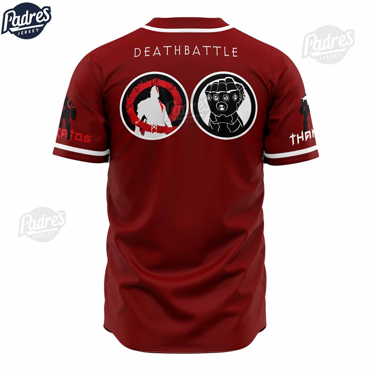 Marvel Kratos And Thanos Baseball Jersey - Padres Jersey Oasis: Elevate Your Baseball Style Game