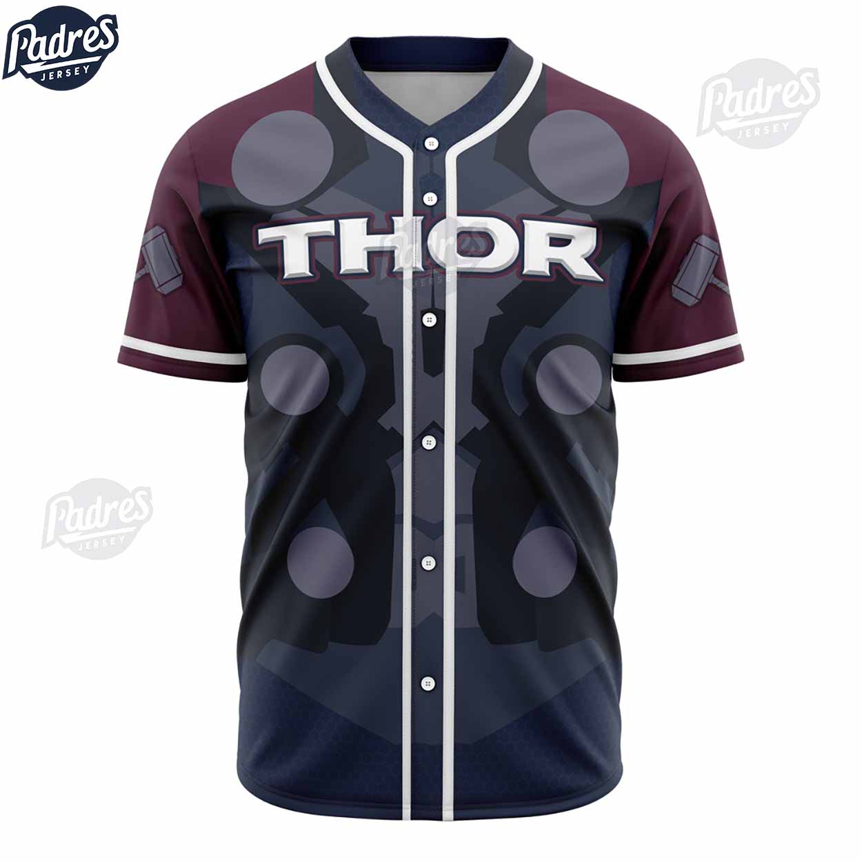 Marvel Thor Baseball Jersey - Padres Jersey Oasis: Elevate Your Baseball Style Game