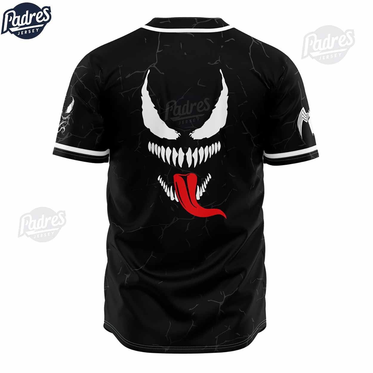 Marvel Venom Baseball Jersey - Padres Jersey Oasis: Elevate Your Baseball Style Game