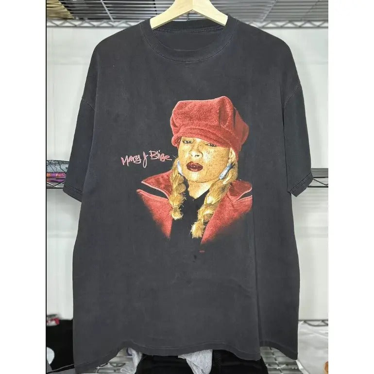 Mary Blige My Life Tour Rap Hip Hop One Love Music Uniex Shirt Top Menswear Underwear Round Neck Tropical T-Shirts, Hoodie, Sweatshirt