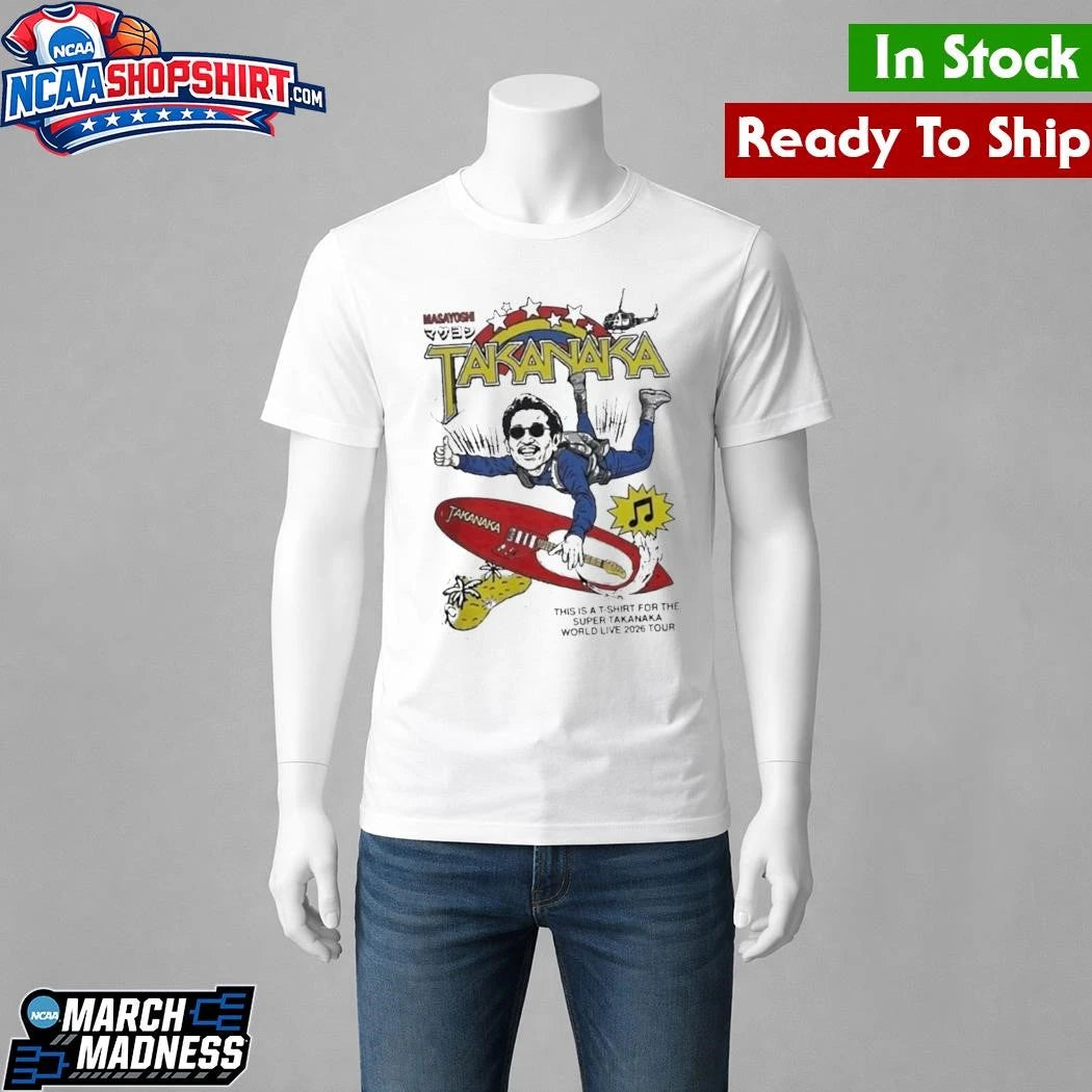 Masayoshi Tanaka Super Takanaka World Tour 2026 Sky High Strumbird Shirt