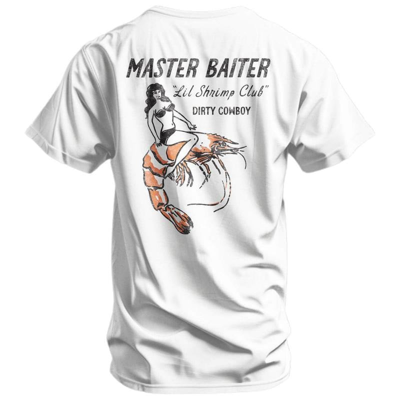 Master Baiter "Lil Shrimp Club" Men's T-Shirt, Funny Adult Shirt, For Gift. Hoodie, Sweatshirt | HypeCrazeTee.com