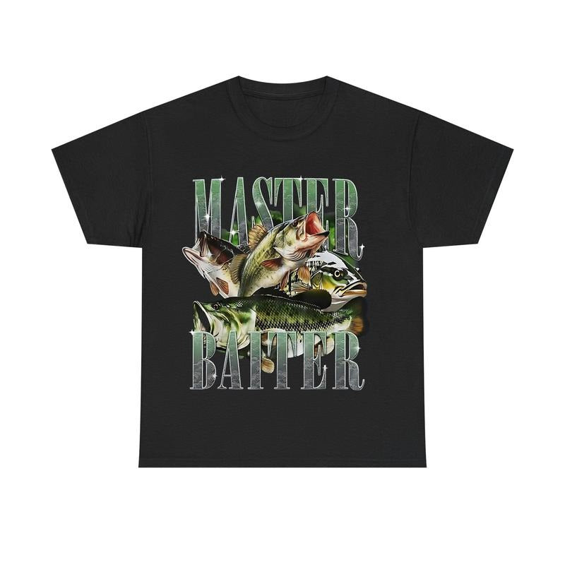 Master Baiter Bass Fishing Fisher Papa Shirt, Unisex Graphic Tee S-3XL Hoodie, Sweatshirt | HypeCrazeTee.com