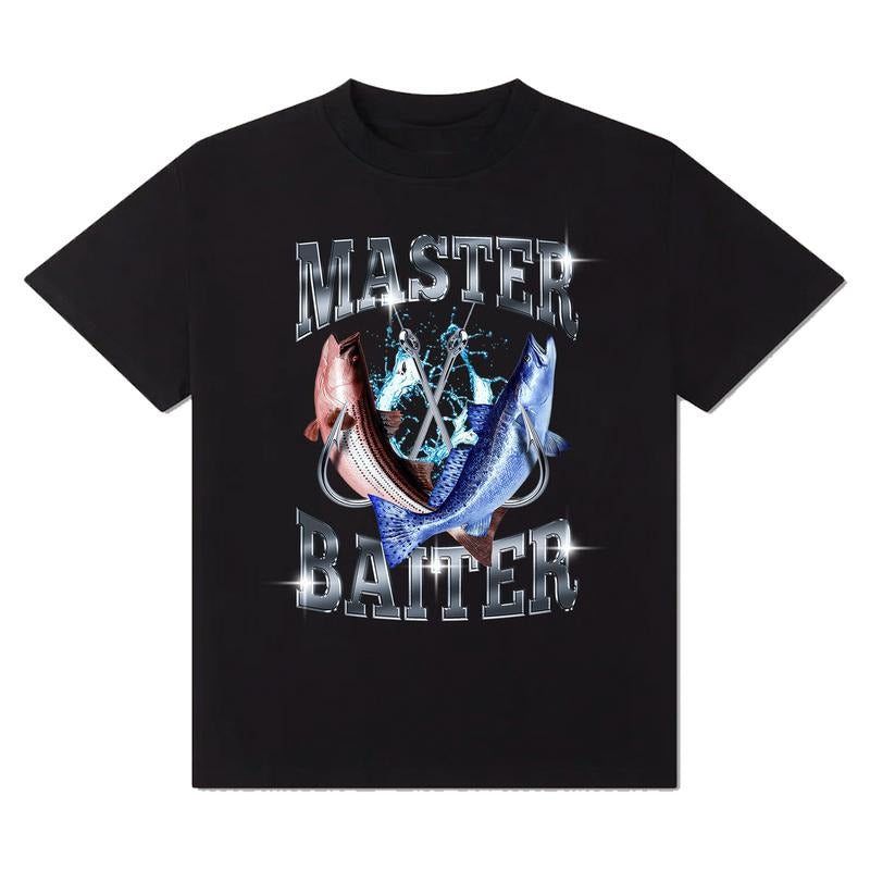 Master Baiter T-Shirt Cotton Crew Neck Menswear Top Polyester Underwear Hoodie, Sweatshirt | HypeCrazeTee.com