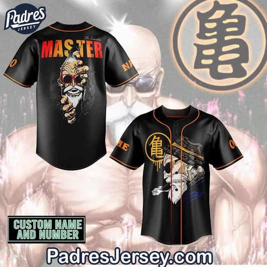 Master Roshi Baseball Jersey Outfit - Dragon Ball Z - Padres Jersey Oasis: Elevate Your Baseball Style Game