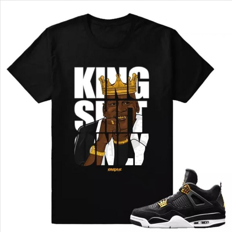 Match J D 4 Royalty King Shit Only Black T-Shirts, Hoodie, Sweatshirt