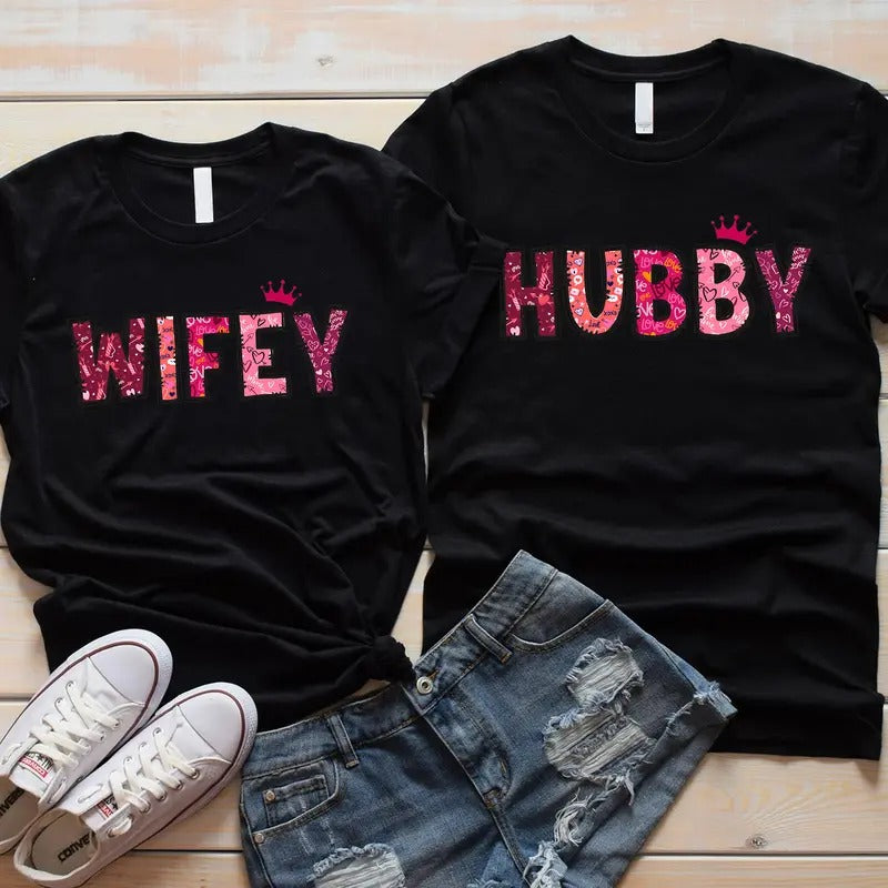 Matching Wife Husband T-shirt, Valentines Day Shirt for Married Couples, Couples Tee, Anniversary Shirt, Valentines Gift...