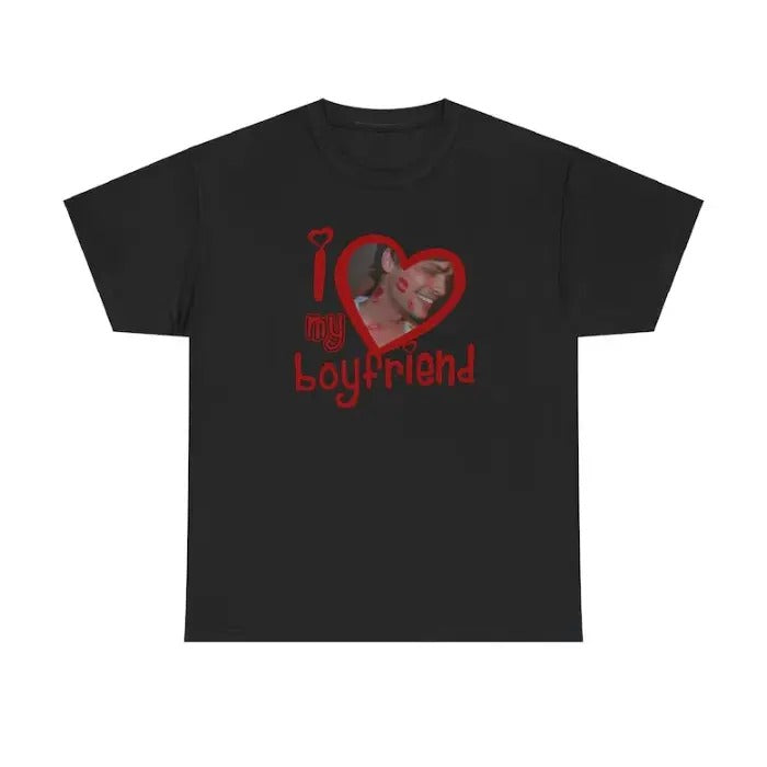 Matthew Gray Gubler Heart Shirt, I love my boyfriend shirt Menswear T-Shirt Hoodie, Sweatshirt | HypeCrazeTee.com