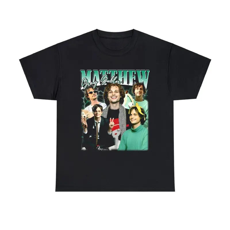 Matthew Gray Gubler Vintage Unisex T-Shirt Gifts, Vintage shirt Menswear Top Hoodie, Sweatshirt | HypeCrazeTee.com