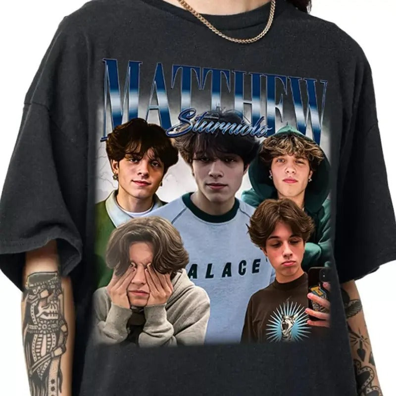 Matthew Sturniolo New black T-Shirt,Nick Matt Matthew Classic Hoodie, Sweatshirt | HypeCrazeTee.com
