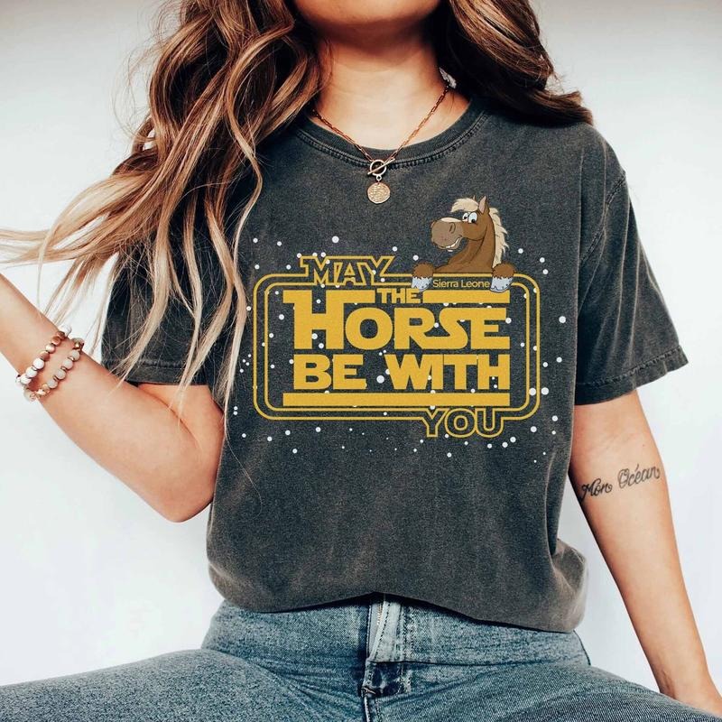 May The Horse Be With You Kentucky Derby Shirt, Comfort Colors T Shirt, Horse Name Racing Weekend 2024, Derby May The...