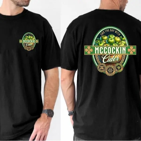 McCockin Cider Funny T-Shirt, Unisex Graphic Casual Shirt, Gift for Women for Men, Casual Top for Unisex Hoodie, Sweatshirt