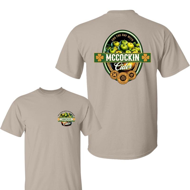 McCockin Cider Men's funny T-shirt, Crewneck Humor Menswear Casual Tshirt, For Men, For Women Hoodie, Sweatshirt