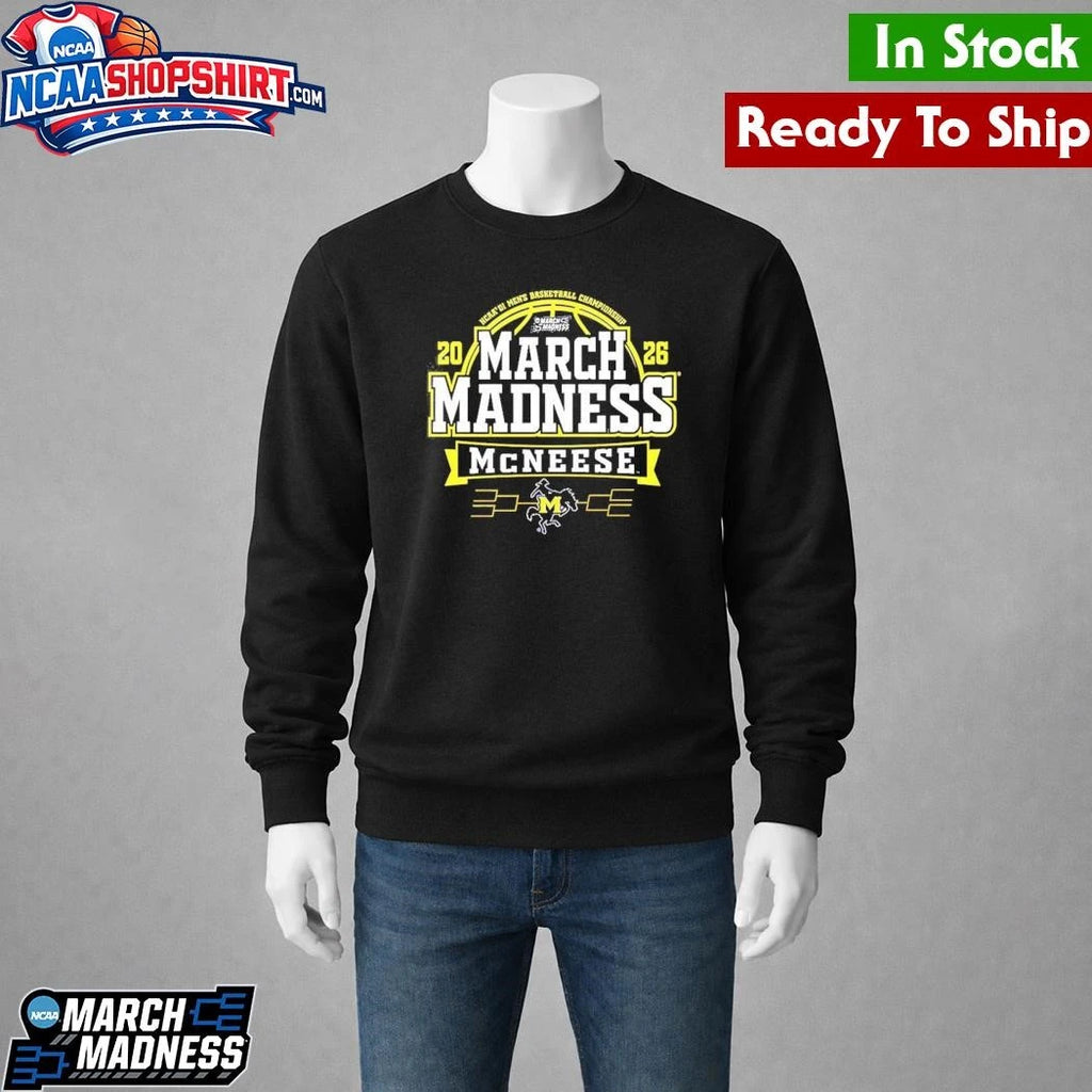 McNeese State Cowboys 2026 NCAA Men’s Basketball March Madness Bound Shirt