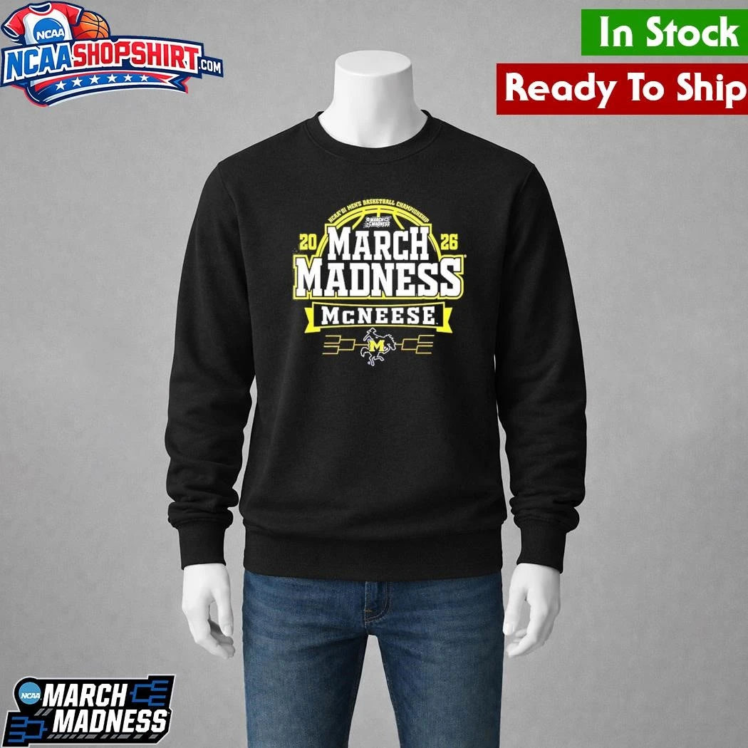 McNeese State Cowboys 2026 NCAA Men’s Basketball March Madness Bound Shirt