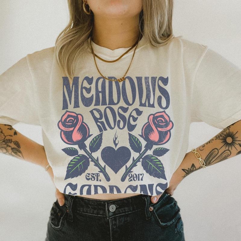Meadows Rose Gardens T-Shirt, HD Carlton Haunting Adeline Merch, Bookish Sweatshirt, Dark Romance Hoodie, Romantasy Sweater