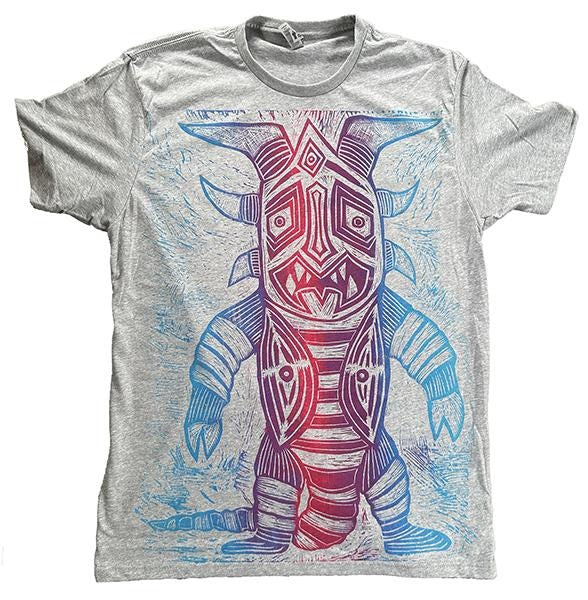 MegaZetton Hand printed  Woodcut T Shirt Menswear Cotton Top Graphics Long Hoodie, Sweatshirt | HypeCrazeTee.com