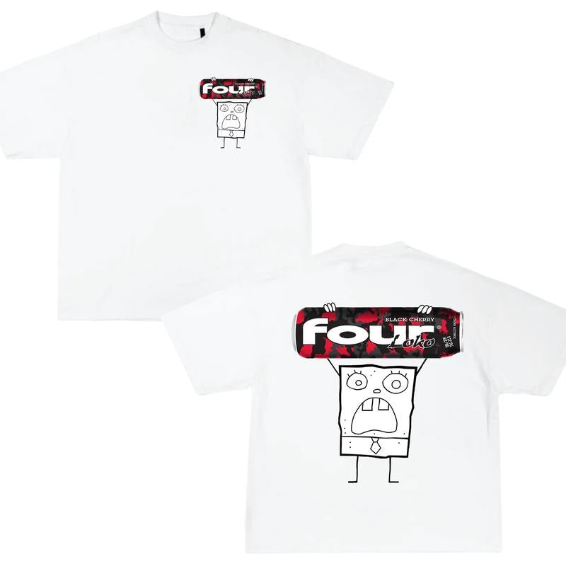 Meme Doodlebob with a Foourlokoo Shirt Funny Sarcastic Graphic Tee Hoodie, Sweatshirt | HypeCrazeTee.com