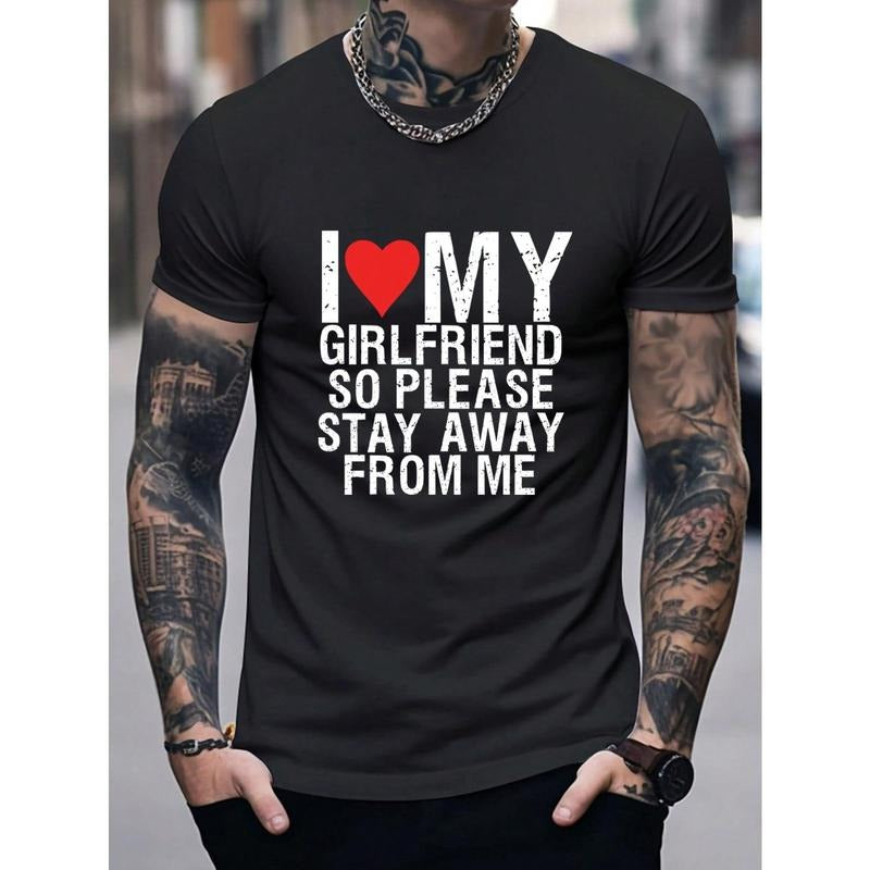 Men I Love My Girlfriend Slogan Printed Tee Made in USA i love gf shirt Hoodie, Sweatshirt | HypeCrazeTee.com