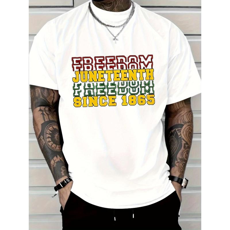Men'S Cotton Casual T-Shirt, Juneteenth Freedom Since 1865 Hoodie, Sweatshirt | HypeCrazeTee.com