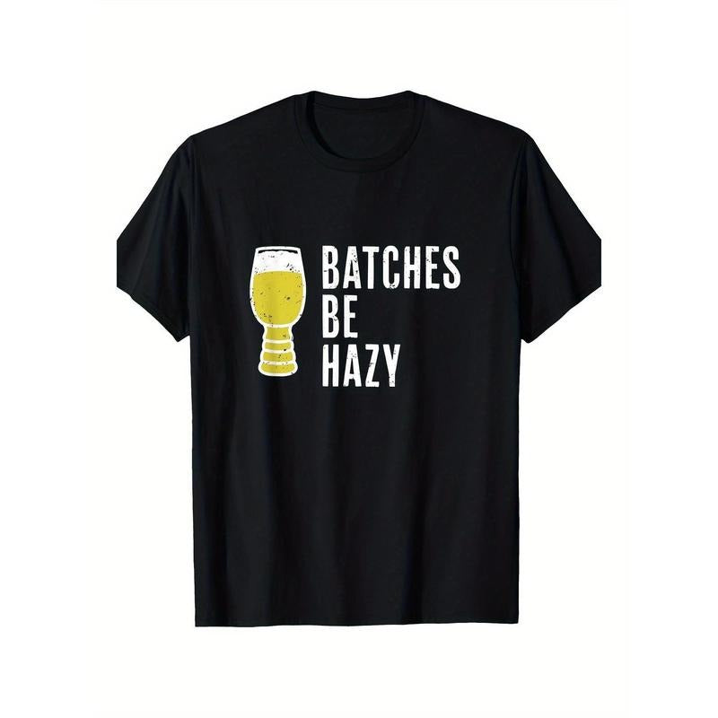 Men's 100% Cotton Fun Craft Beer Graphic T-Shirt