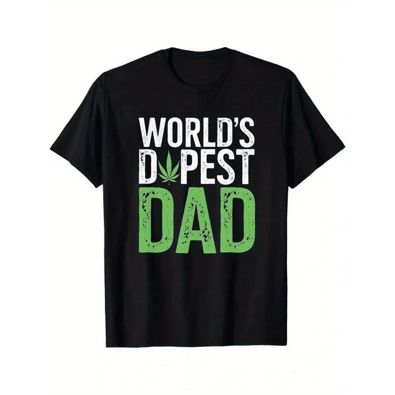 Men's 100% Cotton Graphic T-Shirt -  Distressed Print with Leaf Design, Black Streetwear Tee, Regular Fit Round Neck...